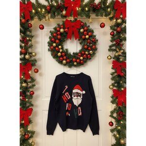 SHEIN Fun Holiday‎ “Ho Ho Ho” Santa Sweater